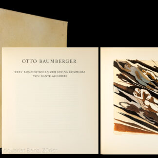 Baumberger, Otto: -XXXV Kompositionen zur Divina Commedia von Dante Alighieri.