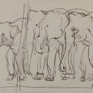 Fischer, Hans (1909–1958): -Elefanten.