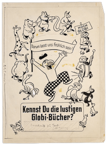 Original Globi-Zeichnungen