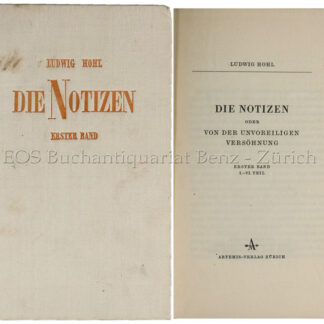 Hohl, Ludwig: -Die Notizen
