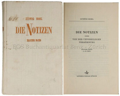 Hohl, Ludwig: -Die Notizen