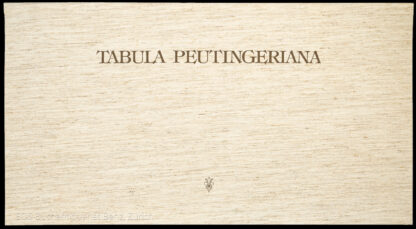 -Tabula Peutingeriana.
