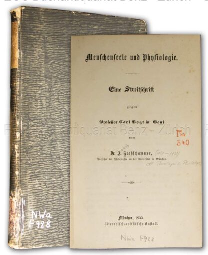 Frohschammer, Jakob: -Menschenseele und Physiologie.