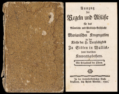 -Auszug der Regeln und Ablässe