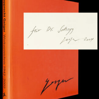 -Rupprecht Geiger. –  Werkverzeichnis der Druckgrafik 1948–2007.