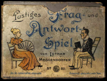 Meggendorfer, Lothar: -Lustiges Frag- und Antwort-Spiel.