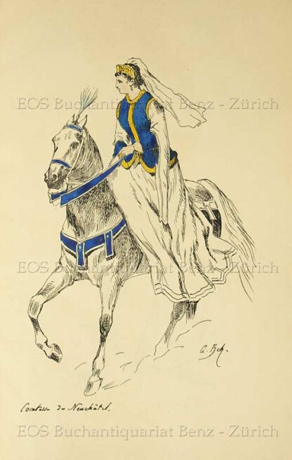 Bachelin, Auguste: -Costumes du cortège historique.