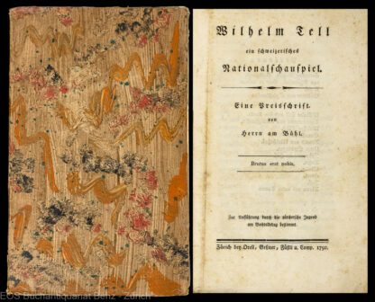 Am Bühl, Johann Ludwig: -Wilhelm Tell ein schweizerisches Nationalschauspiel.