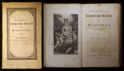 Gellert, C(hristian) F(ürchtegott): -Sämmtliche Fabeln und Erzählungen in drey Büchern.