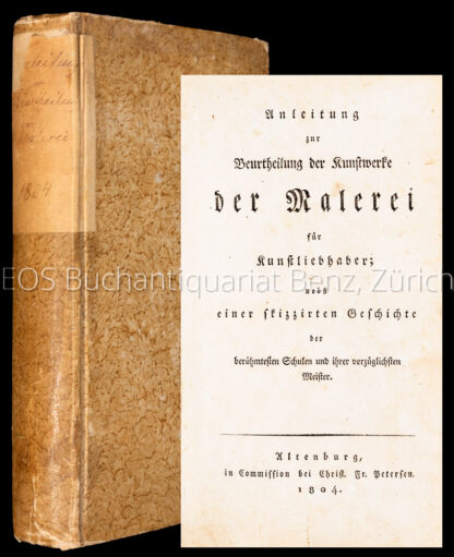 -Anleitung zur Beurtheilung der Kunstwerke der Malerei für Kunstliebhaber.