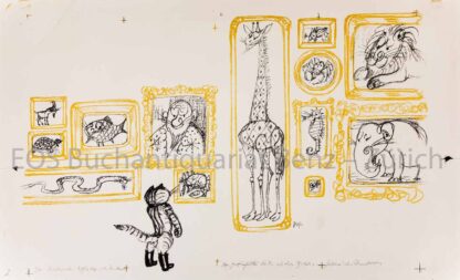Fischer, Hans (1909–1958): -Der gestiefelte Kater in der Bildergalerie des Zauberers.