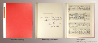 -Musikhandschriften aus der Sammlung Paul Sacher.