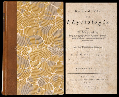 Magendie, François: -Grundriss der Physiologie.