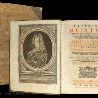 Heister, Lorenz: -Institutiones chirurgicae.