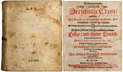 Poiré, François: -Der übergebenedeytisten Mutter Gottes Mariae Dreyfache Cron