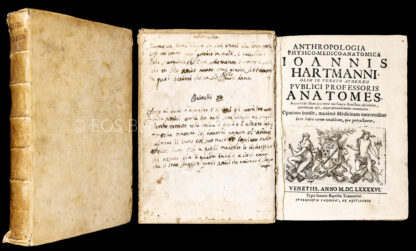 Hartmann, Johannes: -Anthropologia physico-medico-anatomica...