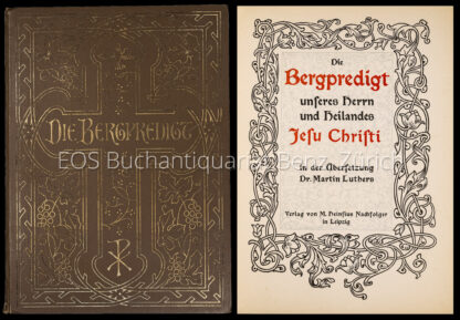 -Die Bergpredigt unseres Herrn und Heilandes Jesu Christi.