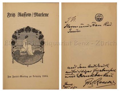 Rassow, Fritz: -Marlene.