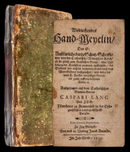 Lang, Caspar: -Wolriechendes Hand-Meyelin.