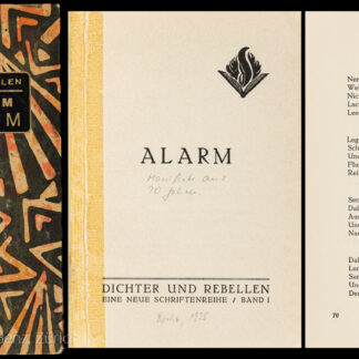 Mühsam, Erich: -Alarm.