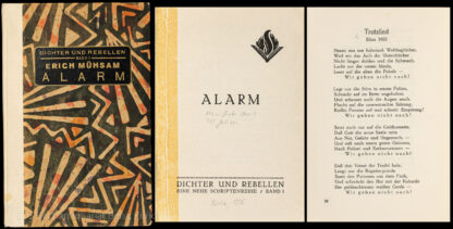 Mühsam, Erich: -Alarm.