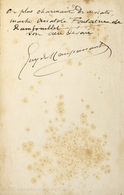Maupassant, Guy de: -Des vers.
