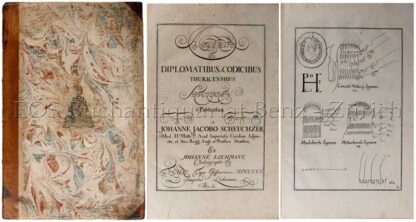 Scheuchzer, Johann Jakob: -Alphabethi ex diplomaticus et codicibus Thuricensibus specimen,