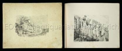 Töpffer, Rodolphe; -Voyage autour du Mont-Blanc dans les vallées d'Hérens de Zermatt et au Grimsel. Autographie par R.T.