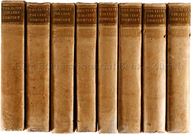 Théatre complet. - EOS BUCHANTIQUARIAT BENZ Voltaire, François-Marie Arouet: -Théatre complet.