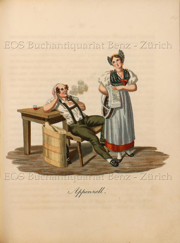 Costumes Suisses en mignature. - EOS BUCHANTIQUARIAT BENZ Meyer, F(elix): -Costumes Suisses en mignature.