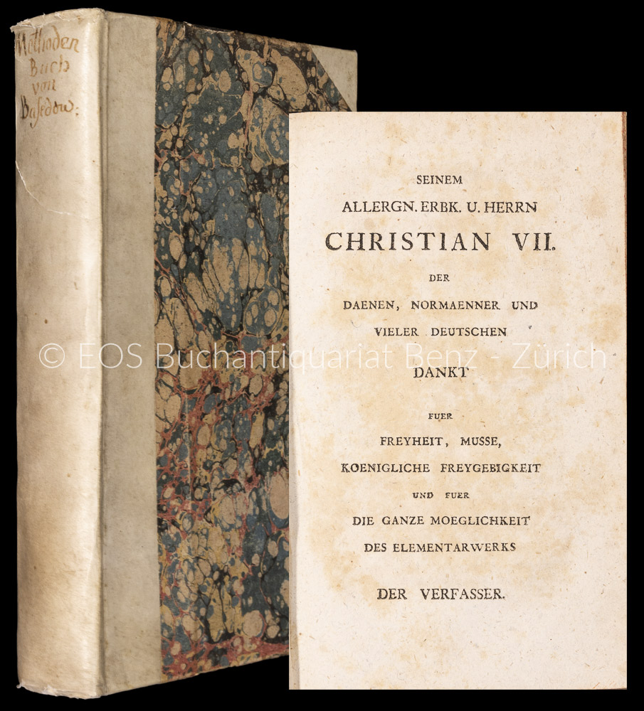 Das Methodenbuch für Väter und Mütter - EOS BUCHANTIQUARIAT BENZ Basedow, Johann Bernhard: -Das Methodenbuch für Väter und Mütter
