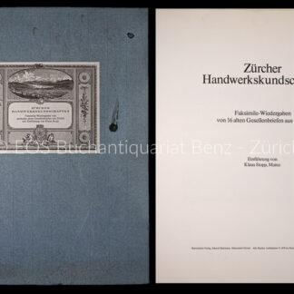 Stopp, KlausStopp, Klaus: -Zürcher Handwerkkundschaften.