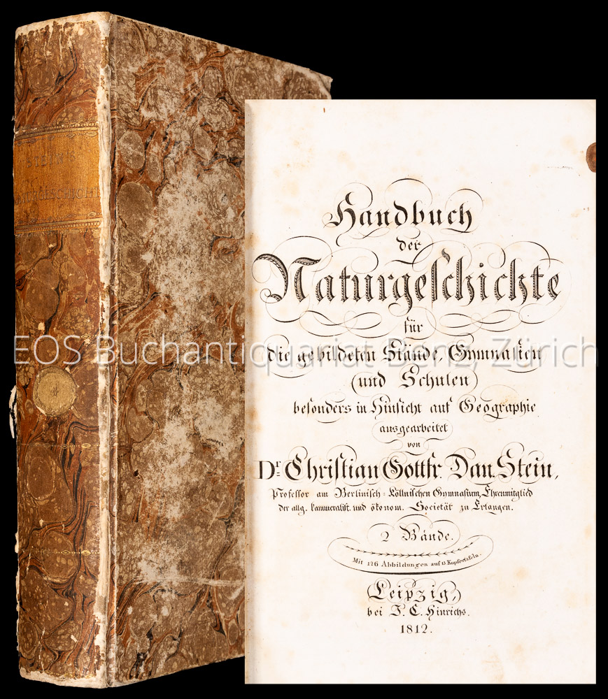 Handbuch der Naturgeschichte - EOS BUCHANTIQUARIAT BENZ Stein, Christian Gottfried Daniel: -Handbuch der Naturgeschichte