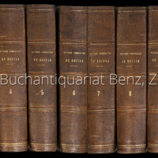 Oeuvres compleÌtes de Buffon. - EOS BUCHANTIQUARIAT BENZ Buffon, Georges Louis Leclerc: -Oeuvres compleÌtes de Buffon.