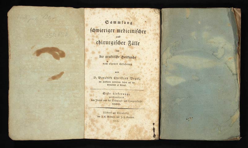 Sammlung schwieriger medicinischer chirurgischer Fälle - EOS BUCHANTIQUARIAT BENZ Vogel, Benedikt, Christian: -Sammlung schwieriger medicinischer chirurgischer Fälle