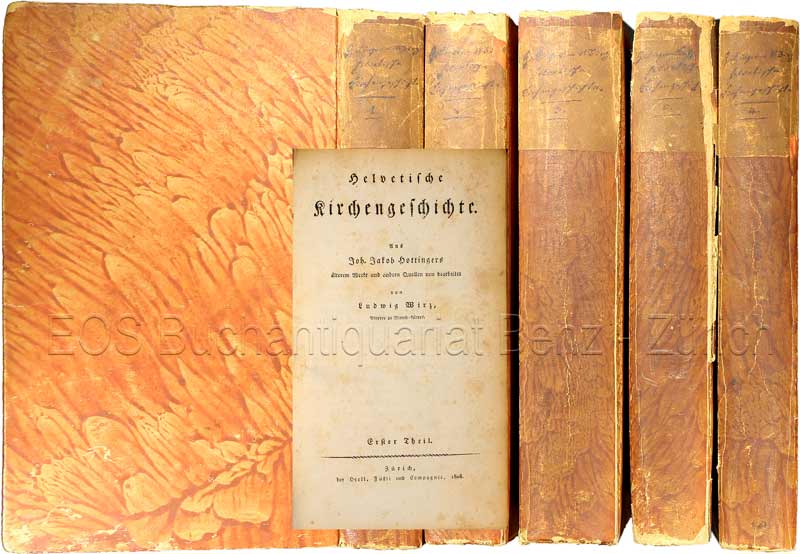 Helvetische Kirchengeschichte. - EOS BUCHANTIQUARIAT BENZ Wirz, Ludwig: -Helvetische Kirchengeschichte.