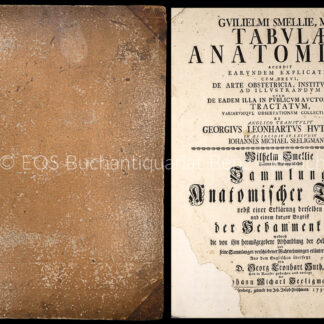 Smellie, Wilhelm: -Sammlung anatomischer Tafeln nebst einer Erklärung derselben und einem kurzen Begriff der Hebammenkunst