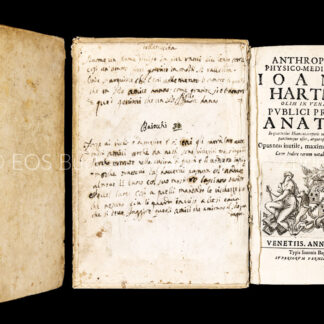 Hartmann, Johannes: -Anthropologia physico-medico-anatomica...