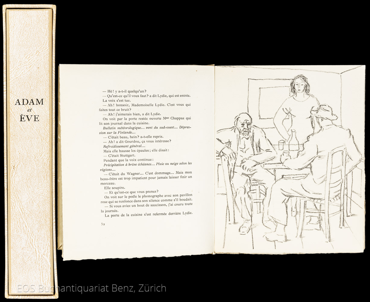 Adam et Ève. - EOS BUCHANTIQUARIAT BENZ Ramuz, Charles-Ferdinand: -Adam et Ève.