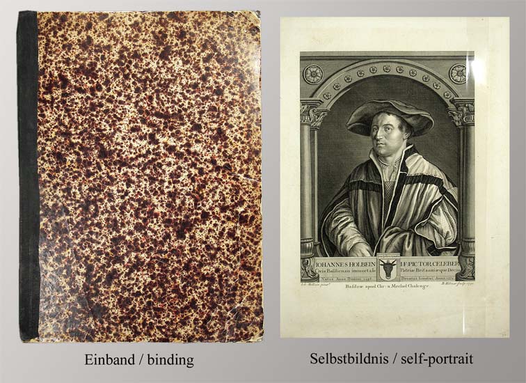 Portraits d'après des peintures à l'huile, dont la majeure partie sont conservés à la Bibliothèque publique à Basle). - EOS BUCHANTIQUARIAT BENZ Mechel, Christian von: -Portraits d'après des peintures à l'huile, dont la majeure partie sont conservés à la Bibliothèque publique à Basle).