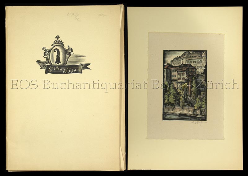 (Z'Basel a mim Rhi). - EOS BUCHANTIQUARIAT BENZ Hagmann, Johann August: -(Z'Basel a mim Rhi).