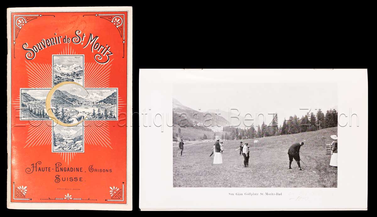 Souvenir de St. Moritz. - EOS BUCHANTIQUARIAT BENZ -Souvenir de St. Moritz.