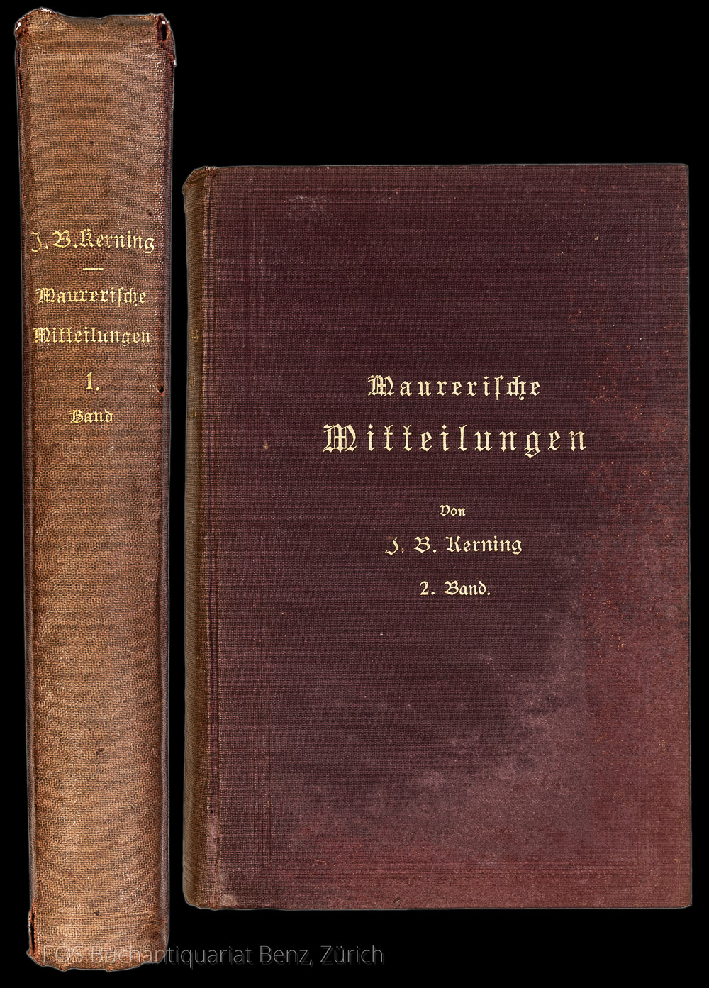 Maurerische Mitteilungen. - EOS BUCHANTIQUARIAT BENZ Krebs, Johann Baptist: -Maurerische Mitteilungen.
