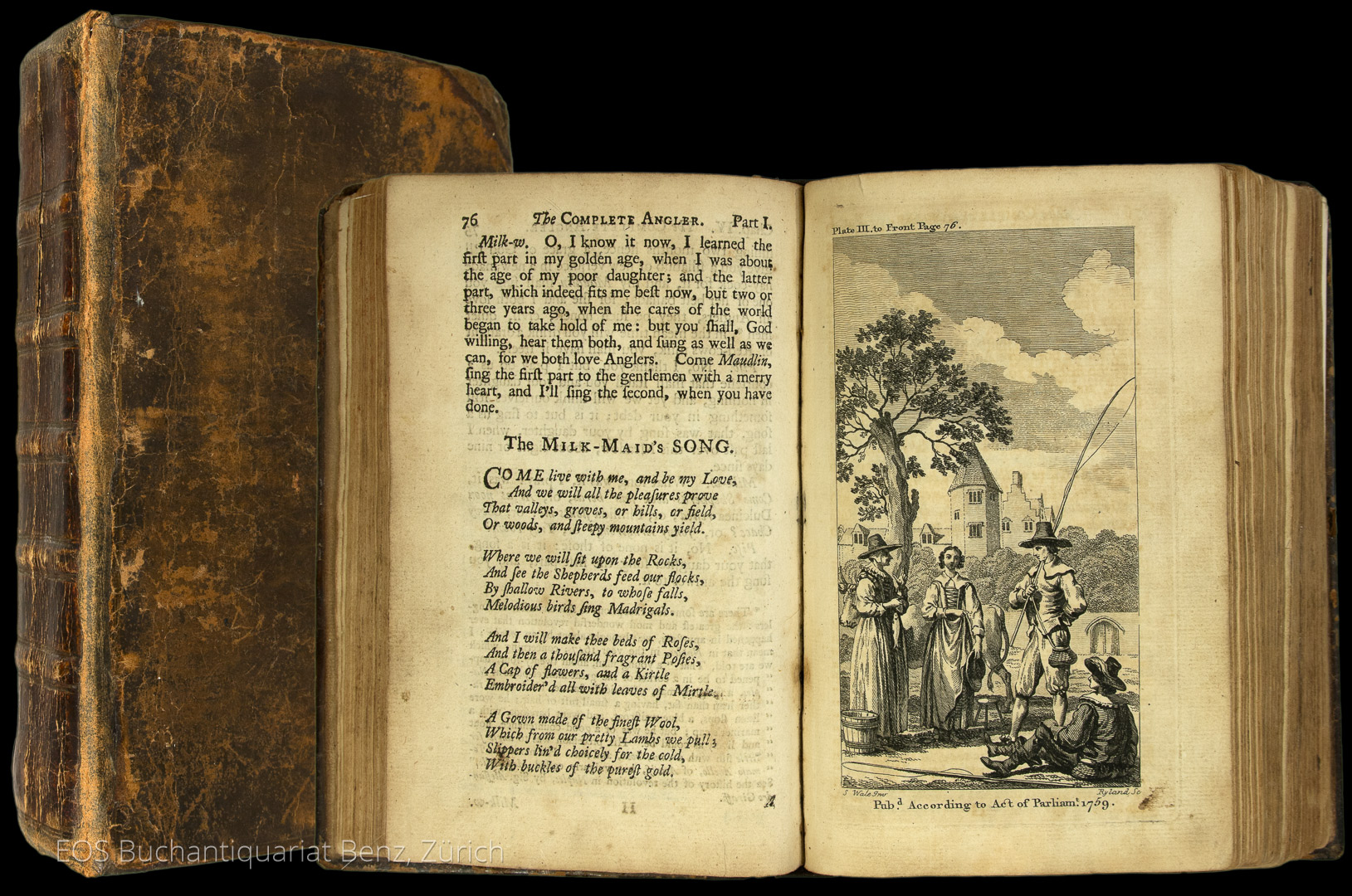 The Complete Angler: - EOS BUCHANTIQUARIAT BENZ Walton, Izaak und Cotton, Charles: -The Complete Angler: