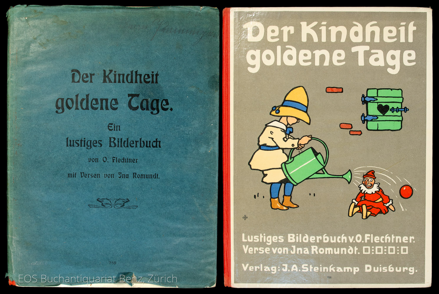Der Kindheit goldene Tage. - EOS BUCHANTIQUARIAT BENZ Flechtner, O.: -Der Kindheit goldene Tage.