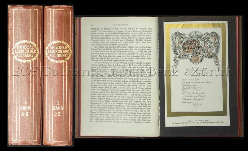 Universal-Lexikon der Kochkunst. - EOS BUCHANTIQUARIAT BENZ -Universal-Lexikon der Kochkunst.