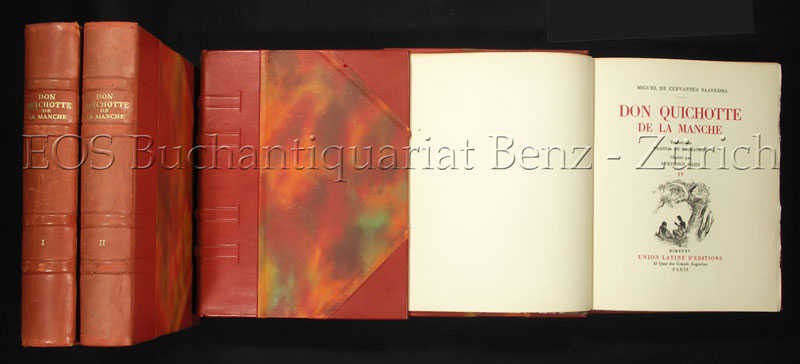 Don Quichotte de la Manche. - EOS BUCHANTIQUARIAT BENZ Cervantès Saavedra, Miguel de: -Don Quichotte de la Manche.