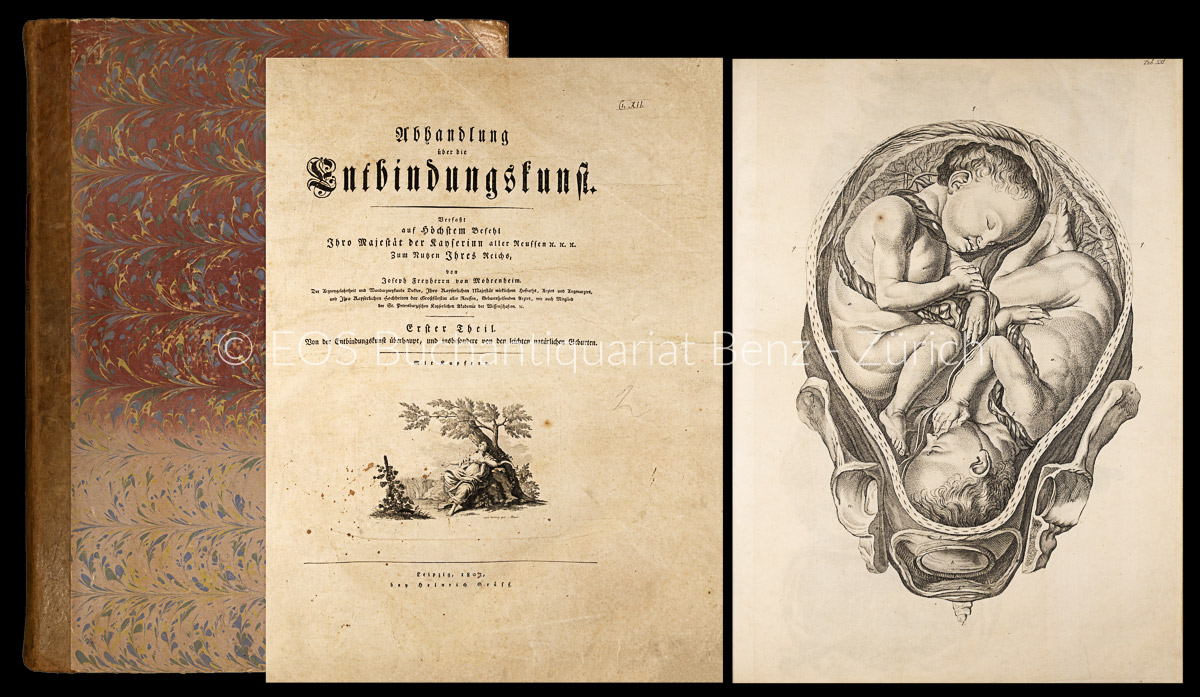 Abhandlung über die Entbindungskunst. - EOS BUCHANTIQUARIAT BENZ Mohrenheim, Joseph Jakob von: -Abhandlung über die Entbindungskunst.