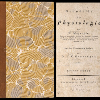 Magendie, François: -Grundriss der Physiologie.