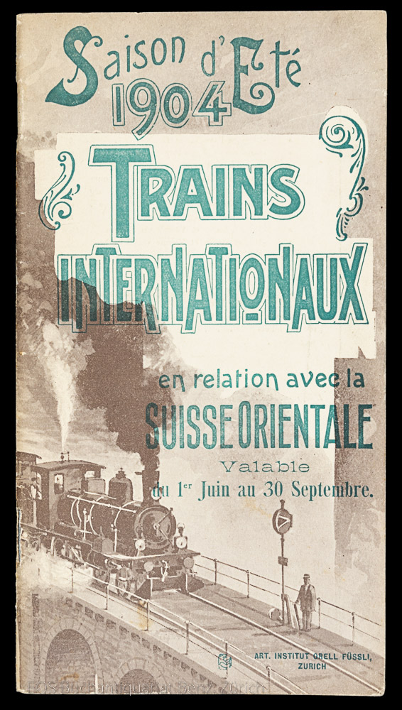Trains directs internationaux. - EOS BUCHANTIQUARIAT BENZ -Trains directs internationaux.